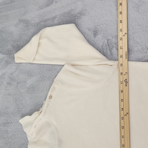 Josephine Chaus Ivory sweater size XL - Picture 9 of 12